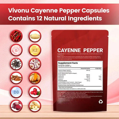 Cayenne Pepper Health Capsules