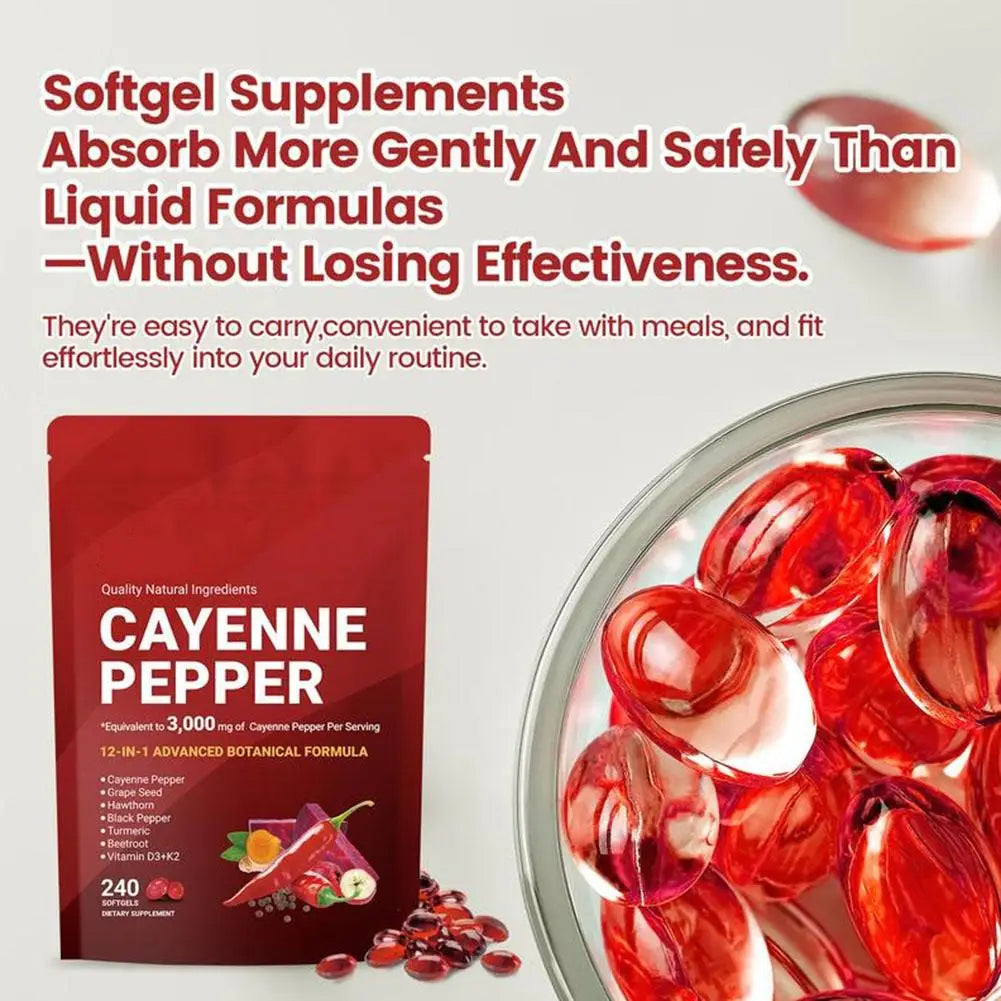 Cayenne Pepper Health Capsules