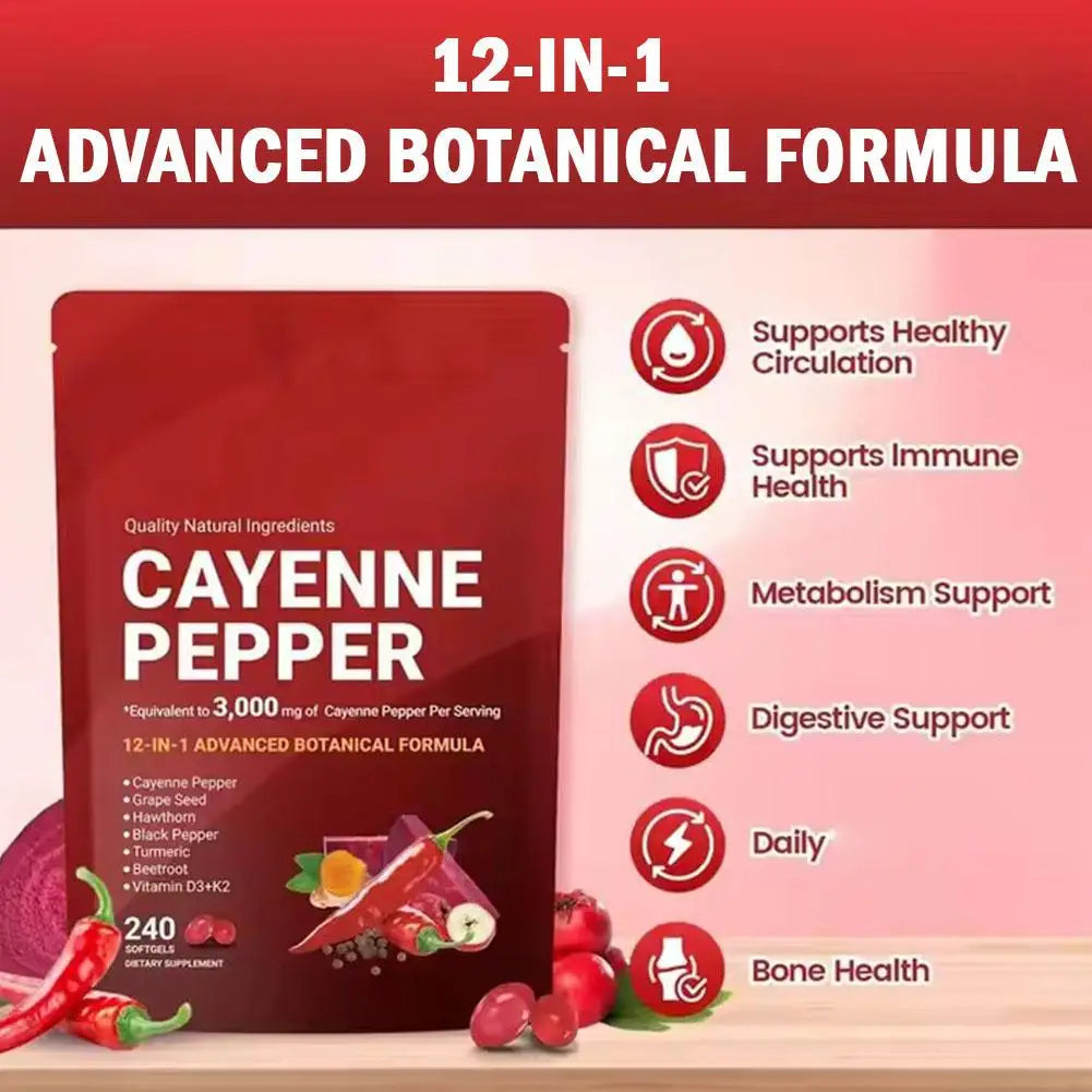 Cayenne Pepper Health Capsules