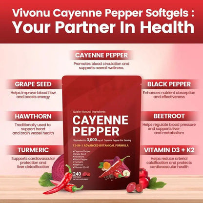 Cayenne Pepper Health Capsules