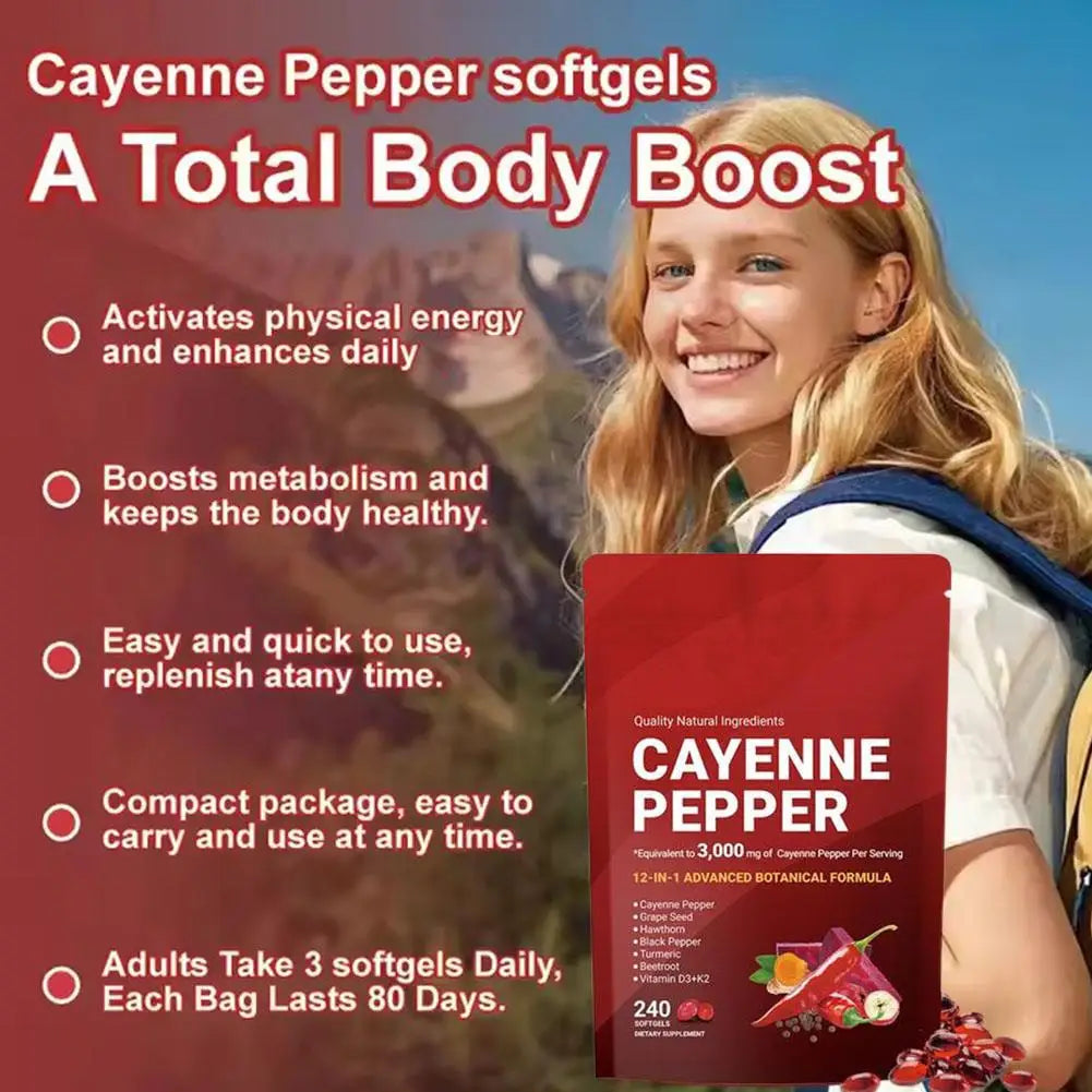 Cayenne Pepper Health Capsules